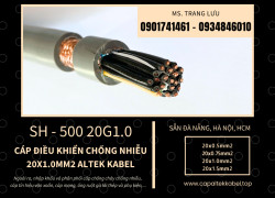 Phân phối cáp điều khiển chống nhiễu 20x1.0 Đà Nẵng, Hà Nội