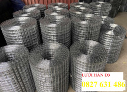 Lưới hàn chập phi 3, Lưới chống nứt phi 4, Lưới phi 5 hàng rào