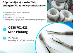 Cáp tín hiệu vặn xoắn 2 lớp chống nhiễu 1p16awgs Altek Kabel Đà Nẵng, Bình Định, Phú Yên