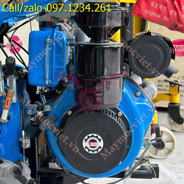 Máy đào rãnh bánh xích đôi Turbo TBR152 giá rẻ