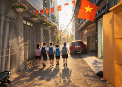 nhà đẹp 6 tầng phố Hồng Tiến, gara, thang máy, kinh doanh, nở hậu, full nội thất