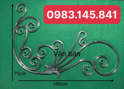 Hoa văn sắt uốn trang trí kiến trúc