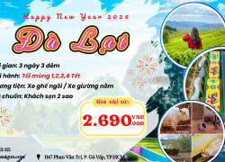 DU LỊCH TẾT 2026  ĐÀ LẠT NGÀN HOA ĐÓN XUÂN