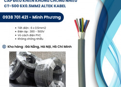Dây cáp điện không chống nhiễu CT-500 6x0.5mm2 Altek Kabel hỗ trợ giao toàn quốc