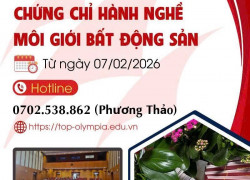 Tuyển sinh cho khoá học môi giới