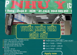 Giặt Sấy Như Ý Tuyển Dụng Đi Làm Ngay