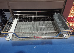 Kệ bát đĩa nan dẹt SUS 304 hiện đại, sang trọng, thẩm mỹ, chắc chắn TaKing