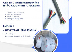 Cáp điều khiển không chống nhiễu Altek Kabel 6x0.75mm2 Đà Nẵng, Hà Nội, Hồ Chí Minh