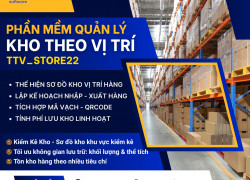 Phần mềm quản lý kho vị trí, sử dụng mã vạch nhập xuất hàng