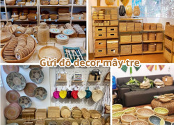 Gửi đồ decor mây tre đan đi Canada siêu tiết kiệm bằng đường biển