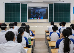 BẢNG TRƯỢT NGANG THÔNG MINH 4 CÁNH – KT: 120X400 CM (M1KO)