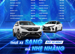 Cho thuê xe dịp lễ giá tốt