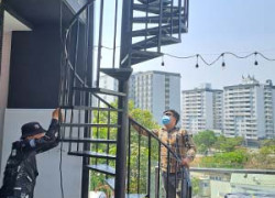 Cầu thang sắt tại hcm