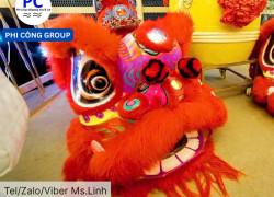 Gửi đồ múa lân sư rồng đi Mỹ giá rẻ bằng đường biển