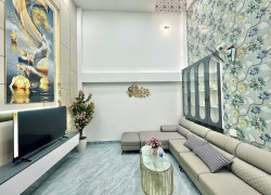 Hẻm ô tô đổ cổng Bùi Quang Là – thông Phan Huy Ích  46m²  1T 1Lửng 2L ST  4PN 6WC  Full nội thất xịn