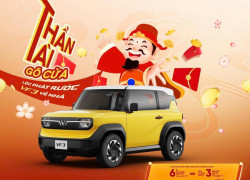 THẦN TÀI GÕ CỬA, RƯỚC VF 3 PLUS VỀ NHÀ