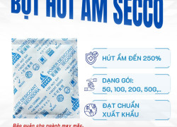 Chống ẩm mốc cho hàng may mặc - Bột Hút Ẩm Secco 300%
