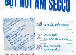 Bột Hút Ẩm - Bột Hút Ẩm Secco gói 5g 10g Bảo quản hàng may mặc