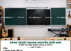 BẢNG TRƯỢT NGANG THÔNG MINH 3 CÁNH – KT: 120X360 CM (M5K)