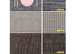 Tấm lót đĩa nhựa pva, place mat, tấm trải bàn da