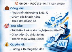 Đại diện kinh doanh phân phối (IT) Quận Bình Thạnh