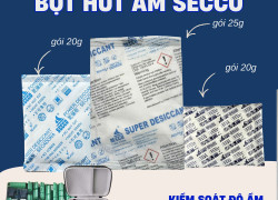 Bột Hút Ẩm Secco - Bảo Quản cho Linh Kiện Điện Tử Xuất Khẩu