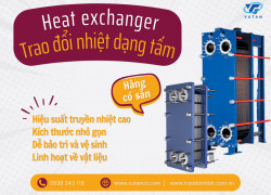 Trao đổi nhiệt dạng tấm - plate heat exchanger - Công ty VŨ TẤN