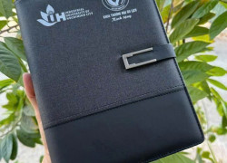 Sổ Tay A5 Đẹp In Logo Doanh Nghiệp – Quà Tặng Thiên Thần Uy Tín