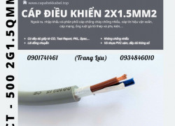 Cáp điều khiển 2x1.5 Altek Kabel Đà Nẵng, Bình Định, Phú Yên