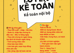 Tuyển Kế toán nội bộ Biên Hòa