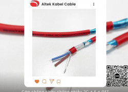 NCC: Cáp chống cháy chống nhiễu 2 lõi – Altek Kabel