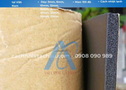 Cao su Superlon có keo dán, cách âm, cách nhiệt lạnh