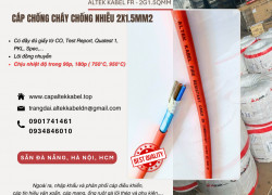 Cáp tín hiệu 2x1.5mm chống cháy chống nhiễu sẵn Đà Nẵng, Quảng Nam, Quảng Ngãi