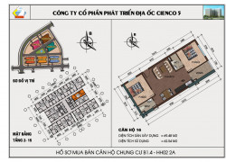 Cho thuê căn hộ 70m2 chung cư Thanh Hà Cienco5