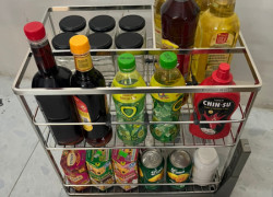 Kệ gia vị SUS 304 TaKing, cao cấp, bền bỉ, an toàn sử dụng