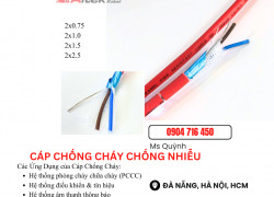 Cáp chống cháy chống nhiễu FR2x0.75, 2x1.0, 2x1.5, 2x2.5  Altek Kabel