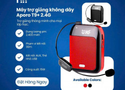 Máy trợ giảng không dây Aporo T9 – Nói nhẹ cũng rõ, dạy học không mệt!