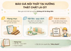 Báo Giá Nội Thất Tại Xưởng Chi Tiết | Cách Đọc Báo Giá Để Tránh Phát Sinh
