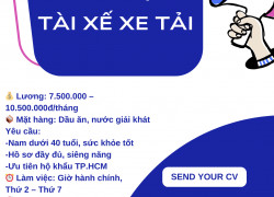 Tài xế & nhân viên giao nhận quận Bình Tân