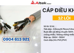 Cáp điều khiển 12x0.5/12x0.75/12x1.0/12x1.5 Altek kabel - Đà Nẵng