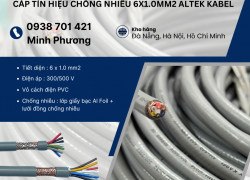 Cáp tín hiệu chống nhiễu 6x1.0mm2 Altek Kabel Đà Nẵng, Hà Tĩnh, Quảng Bình