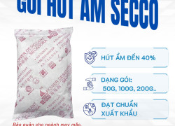 Gói Hút Ẩm Silicagel Secco 100g - Bảo Quản May Mặc, Đồ Gỗ