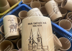 Cung cấp ly tre, cốc tre theo yêu cầu - Nhận khắc logo giá rẻ