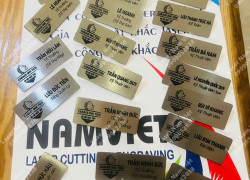 Nhận Làm Tem Nhãn, Tag Inox, Cài Áo Inox Theo Thiết Kế Riêng
