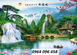 Tranh gạch 3d phong cảnh - phong thủy - DXV85
