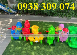Xe chòi chân mầm non,bập bênh nhựa mầm non,bập bênh đôi nhựa