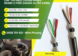 Cáp tín hiệu chống nhiễu rs485 2 pair 24awg Hà Nội, Quảng Trị, Hồ Chí Minh