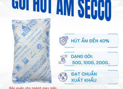 Gói Hút Ẩm Silicagel Secco 50g - Bảo Quản May Mặc, Đồ Gỗ