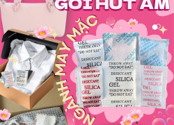 Hút ẩm quần áo bằng gói hút ẩm có hiệu quả không?