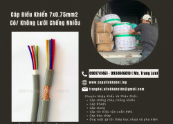 Cáp điều khiển 7 lõi Altek Kabel có sẵn Đà Nẵng, Quảng Ngãi, Kontum, Gia Lai